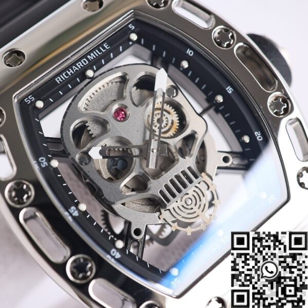 Men Richard Mille RM052 CN Skeleton Head Watch