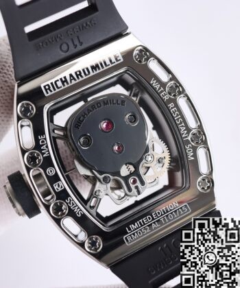 Men Richard Mille RM052 CN Skeleton Head Watch