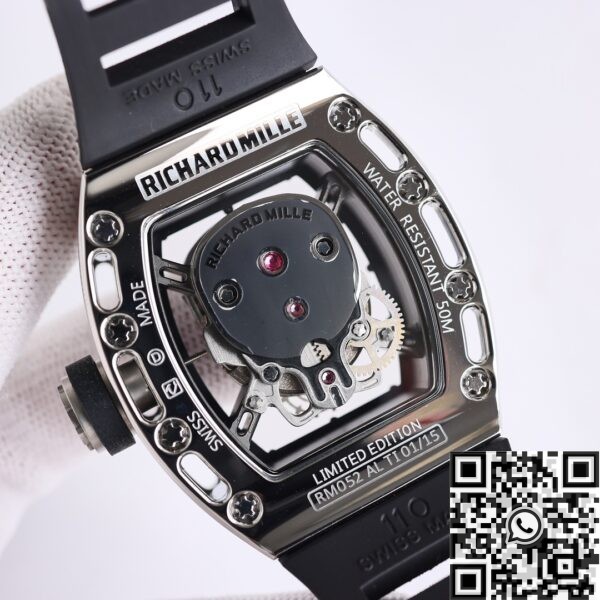 Men Richard Mille RM052 CN Skeleton Head Watch