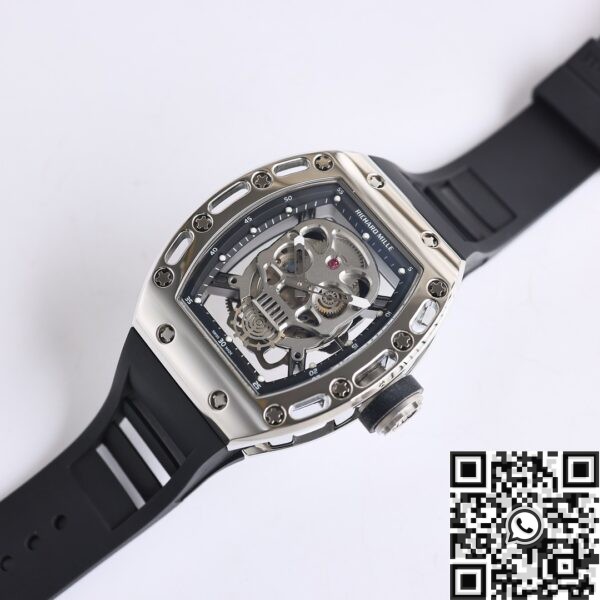 Men Richard Mille RM052 CN Skeleton Head Watch