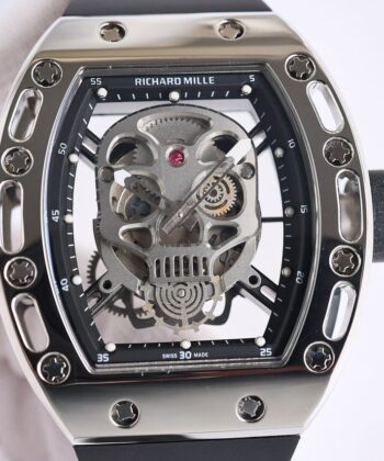 Men Richard Mille RM052 CN Skeleton Head Watch