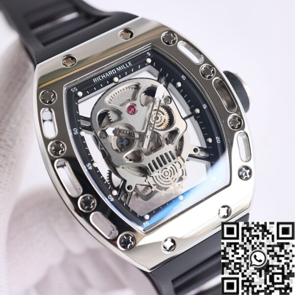 Men Richard Mille RM052 CN Skeleton Head Watch