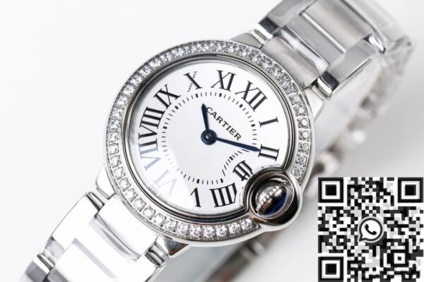 Cartier Ballon Bleu Women's W4BB0015 28MM Quartz AF Factory