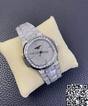 Patek Philippe Diamond Nautilus 5719/10G-010 Full Diamond