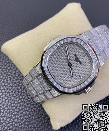 Patek Philippe Diamond Nautilus 5719/10G-010 Full Diamond