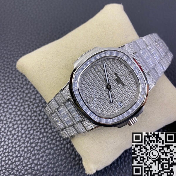 Patek Philippe Diamond Nautilus 5719/10G-010 Full Diamond