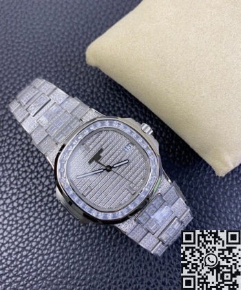 Patek Philippe Diamond Nautilus 5719/10G-010 Full Diamond