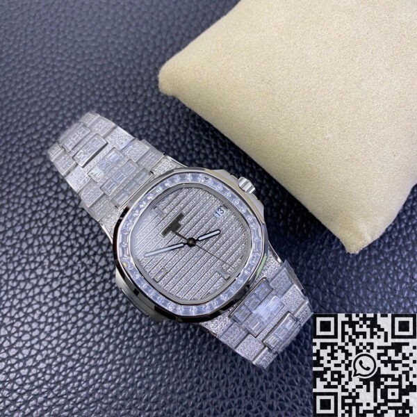 Patek Philippe Diamond Nautilus 5719/10G-010 Full Diamond