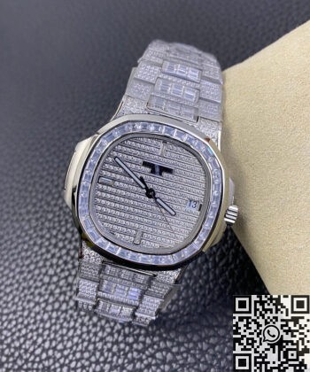 Patek Philippe Diamond Nautilus 5719/10G-010 Full Diamond