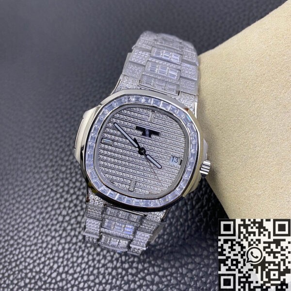 Patek Philippe Diamond Nautilus 5719/10G-010 Full Diamond