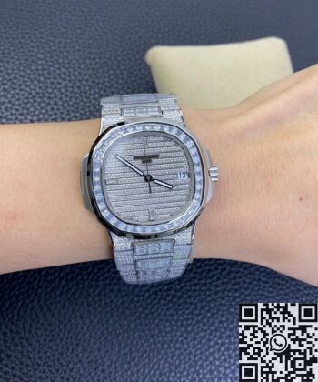 Patek Philippe Diamond Nautilus 5719/10G-010 Full Diamond