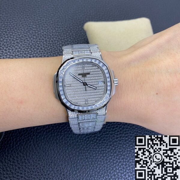 Patek Philippe Diamond Nautilus 5719/10G-010 Full Diamond