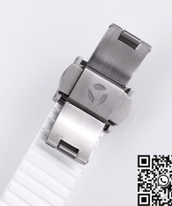Patek Philippe Nautilus Leather Strap​ AET Custom​ Green White