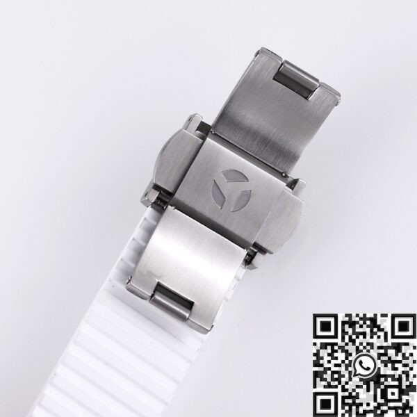 Patek Philippe Nautilus Leather Strap​ AET Custom​ Green White