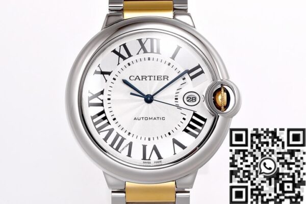 Cartier Watch Ballon Bleu Ladies W2BB0031 Silver Dial Size 42mm