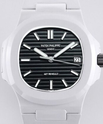 Patek Philippe Nautilus Alternative AET Custom Black Dial White