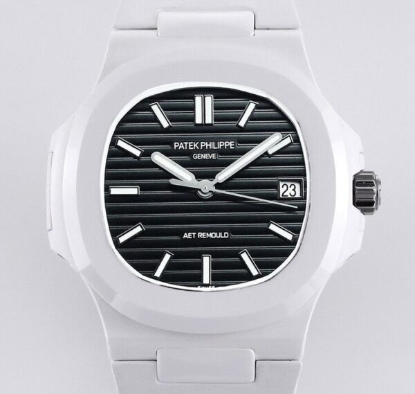 Patek Philippe Nautilus Alternative AET Custom Black Dial White