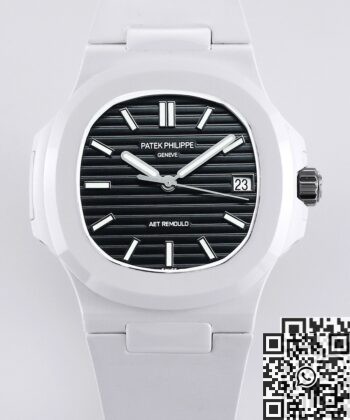 Patek Philippe Nautilus Alternative AET Custom Black Dial White