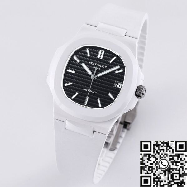 Patek Philippe Nautilus Alternative AET Custom Black Dial White