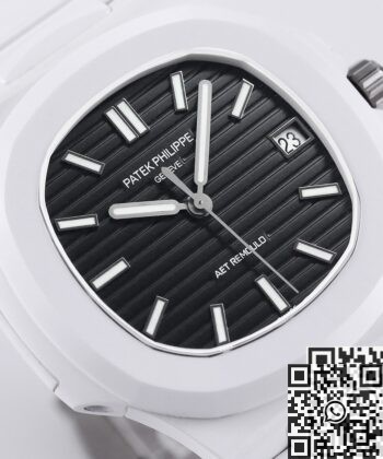 Patek Philippe Nautilus Alternative AET Custom Black Dial White