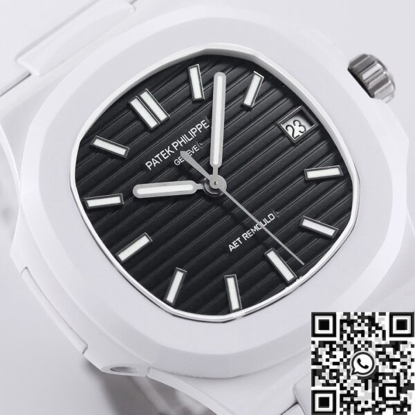 Patek Philippe Nautilus Alternative AET Custom Black Dial White