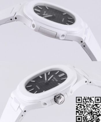 Patek Philippe Nautilus Alternative AET Custom Black Dial White