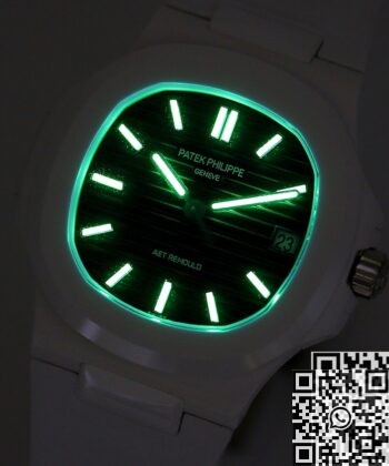 Patek Philippe Nautilus Alternative AET Custom Black Dial White