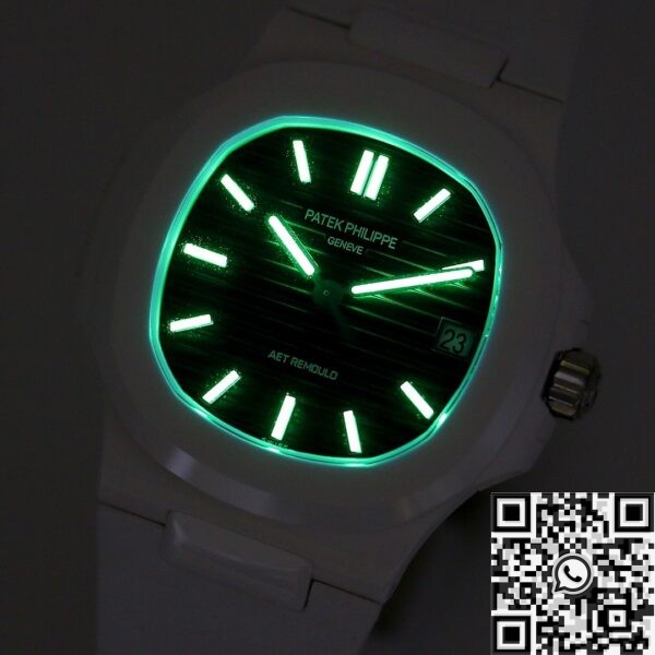 Patek Philippe Nautilus Alternative AET Custom Black Dial White