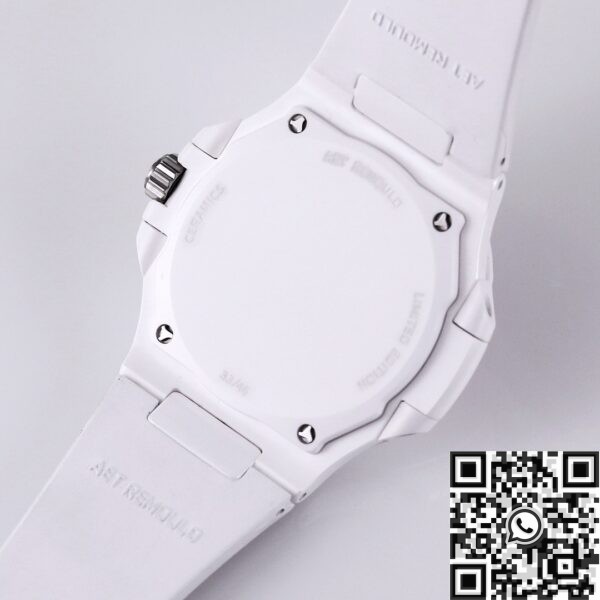 AET Custom Patek Philippe White Nautilus Tiffany Blue Dial White