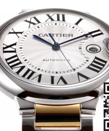 Cartier Watch Ballon Bleu Ladies W2BB0031 Silver Dial Size 42mm