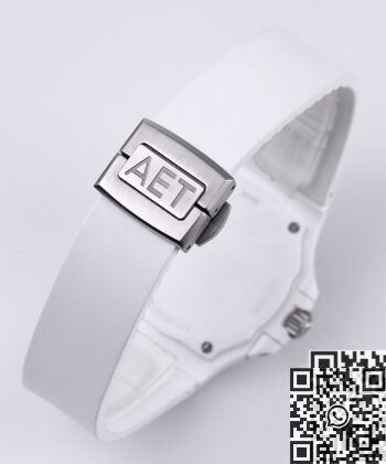 Custom Nautilus AET Patek Philippe Pink Dial White Ceramic