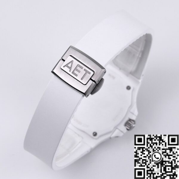 Custom Nautilus AET Patek Philippe Pink Dial White Ceramic