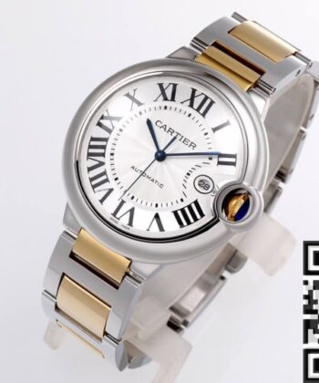Cartier Watch Ballon Bleu Ladies W2BB0031 Silver Dial Size 42mm