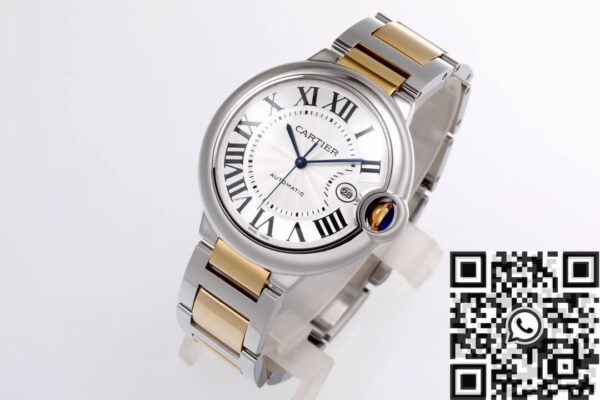 Cartier Watch Ballon Bleu Ladies W2BB0031 Silver Dial Size 42mm