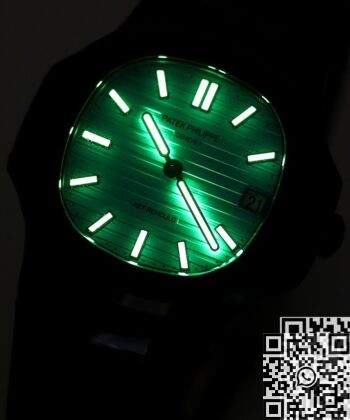 Patek Philippe Nautilus 40MM AET Custom Tiffany Blue Dial Black