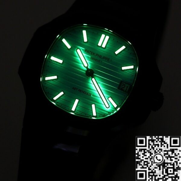 Patek Philippe Nautilus 40MM AET Custom Tiffany Blue Dial Black