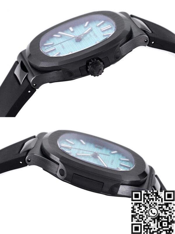 Patek Philippe Nautilus 40MM AET Custom Tiffany Blue Dial Black