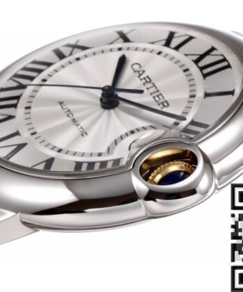 Cartier Watch Ballon Bleu Ladies W2BB0031 Silver Dial Size 42mm