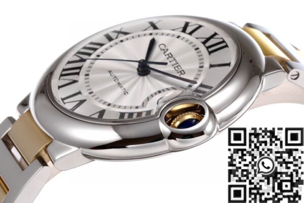 Cartier Watch Ballon Bleu Ladies W2BB0031 Silver Dial Size 42mm