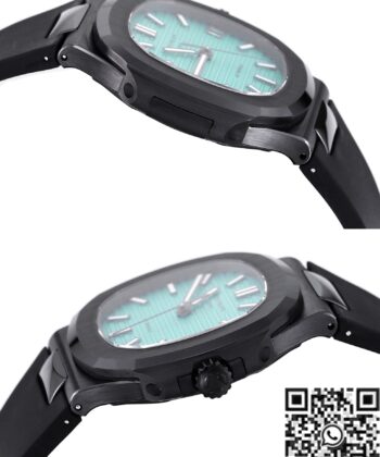 Nautilus Green Dial AET Custom Patek Philippe Black Ceramic