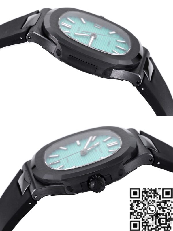 Nautilus Green Dial AET Custom Patek Philippe Black Ceramic