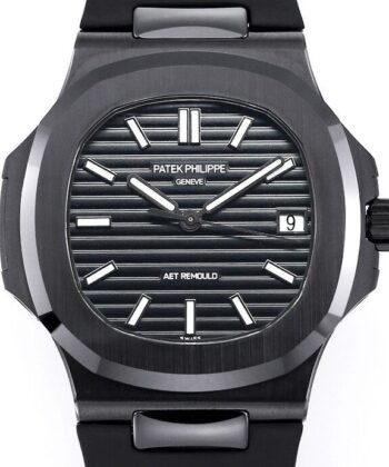 Nautilus Gradient Black Ceramic AET Custom Patek Philippe