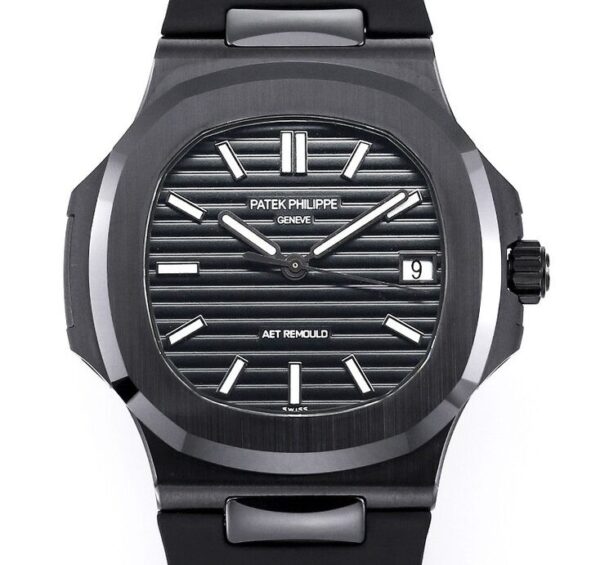 Nautilus Gradient Black Ceramic AET Custom Patek Philippe
