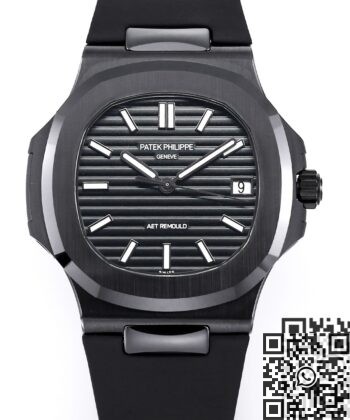 Nautilus Gradient Black Ceramic AET Custom Patek Philippe