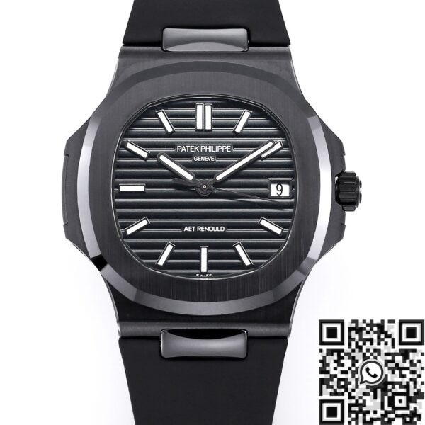 Nautilus Gradient Black Ceramic AET Custom Patek Philippe