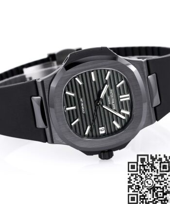 Nautilus Gradient Black Ceramic AET Custom Patek Philippe