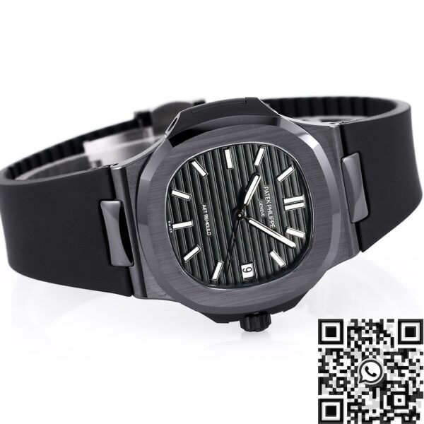 Nautilus Gradient Black Ceramic AET Custom Patek Philippe