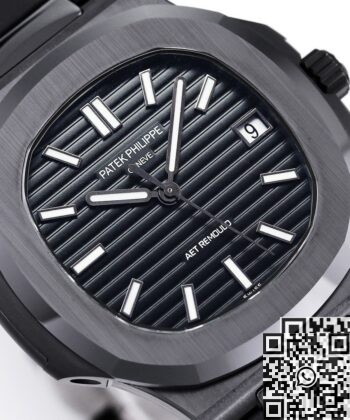 Nautilus Gradient Black Ceramic AET Custom Patek Philippe