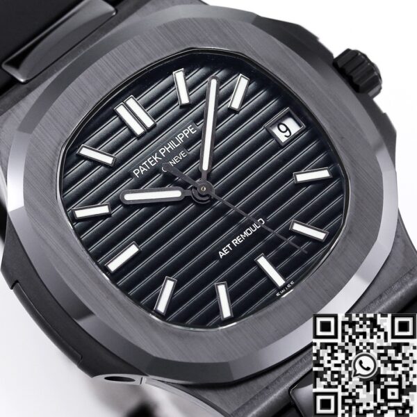 Nautilus Gradient Black Ceramic AET Custom Patek Philippe