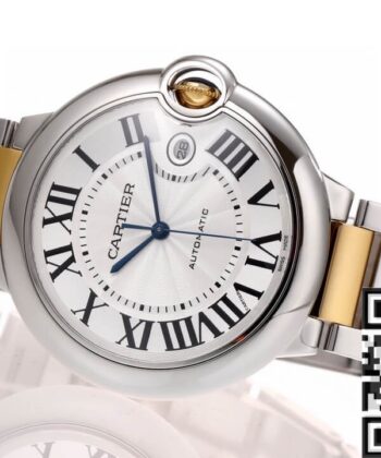 Cartier Watch Ballon Bleu Ladies W2BB0031 Silver Dial Size 42mm
